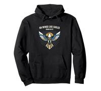Wings Like Eagles Christian Bible Verse Isaiah 40:31 Faith Pullover Hoodie