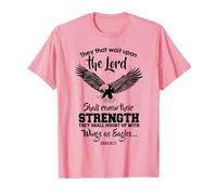 Wings Like Eagles Isaiah 40:31 Christian Gift Bible Verse T-Shirt