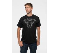 Wings Logo T Shirt Paul McCartney Black S