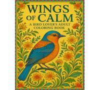 Wings of Calm: A Bird Lover’s Adult Coloring Book: 50 Relaxing Bird Designs for Adults to Color and Unwind