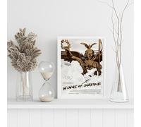 Wings of Desire (1987) Framed Classic-Cult Movie Poster Print Wall Art Image Home Decor Artworks Framed Poster Different Sizes and Colours