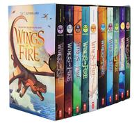Wings of Fire Series 1-10 Books Collection Set (The Brightest Night, The Dark Secret, The Hidden Kingdom, The Lost Hair, The Dragonet Prophecy & More)