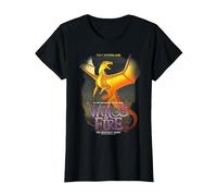 Wings of Fire The Brightest Night Cover T-Shirt, Women, Black, Small
