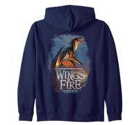 Wings of Fire The Dark Secret Cover Zip Hoodie