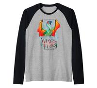Wings of Fire The Hidden Kingdom Cover Raglan Baseball Tee