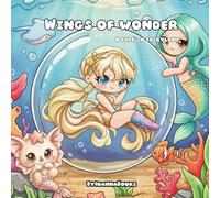 Wings of Wonder: A Tale in Fairyland: A Cute and Relaxing Coloring Book for Adults & Kids Featuring fairies and animal Illustrations and Adorable Scenes