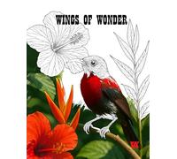 Wings of Wonder. Bird Coloring Book.: Explore the beauty of birds through 50 unique illustrations with relaxing blank pages in between.