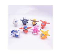 Wings Super 8pcs Toys Mini Planes Model Transformation Airplane Robot Gift Kids