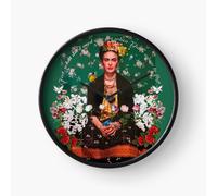 (Wings to Fly Frida Kahlo=712) Wall Clock 12 Inch Funny Mantel & Tabletop Art Decor for Home Bedroom Office