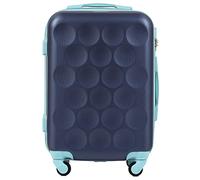 Wings Travel Bag - Lightweight Suitcase with Wheels and Telescopic Handle, Navy Blue, S, Suitcase, Navy Blue, S, Case