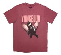 Wings Washed T-Shirt Yungblud Red XL
