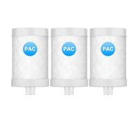 WINGSOL WINGSOL Faucet Water Filter Stainless-Steel Reduce Chlorine, PFAS, Japan PAC Filter Improve Taste, Faucet Filters for Faucets-Fits Standard Faucets (PAC-3P)