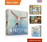 Wingspan 2nd Edition | Thrilling Board Game of Bird Observation for Ages 14+