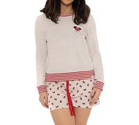 Wingwalker Womens Disney Minnie Mouse Pyjamas Ladies Waffle Short PJs Blue Size Large