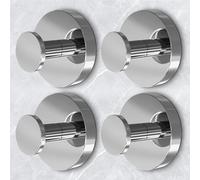 WingWider Shower Hooks for Inside Shower,Large Suction Cup Hooks for Glass Window,Removable Towel Hooks for Bathrooms,4 Packs(Mirror)