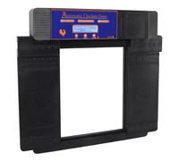 WINH Automatic Chicken Door, Light Sustainable Light Weight of the Automatic Chicken Door of the Supplied with HD LED Display for Outside (Black)
