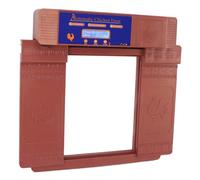 WINH Automatic Chicken Door, Light Sustainable Light Weight of the Automatic Chicken Door of the Supplied with HD LED Display for Outside (Bronze)