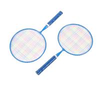 WINH Báadminton Racket Game for Children, Great Sweet Point, Mango Comfortable, Light 1 Pair of Badminton Rackets for Children (Blue)
