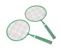 WINH Báadminton Racket Game for Children, Great Sweet Point, Mango Comfortable, Light 1 Pair of Badminton Rackets for Children (Green)