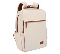 WINH Double Shoulder Bag, Lifting Handle Mou Handle Backpack of Fabric Travel to The Test of Water for Outdoor Activities for a 16 -inch Laptop Computer (Beige)