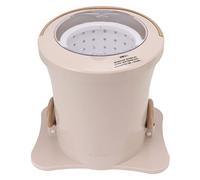 WINH Electric Manual Dehydrator Large Capacity Hand Pull Rope Clothes Dryer with Suction Cup Feet for Easy Operation for Small Clothes, Underwear, Socks (Apricot)