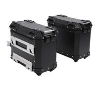 WINH Hard Side on The Motorcycle Side, Strong Motorcycle Capacity 35l Hard Box with a Bracket Installation (Black)