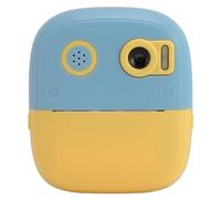 WINH Instant Camera, Printing Toy Resistant to Front and Rear Dual Double Lens 2.4 -inch IPS IPS Screen Hd 1080p Playback Music From Play Puzzle Games for a Christmas (Blue)
