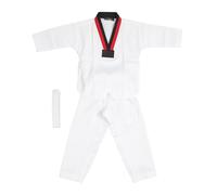 WINH Kids Taekwondo Uniform Durable and Stylish for Martial Arts Training for Boys Girls Polyester and Cotton Breathable Soft Kids Sports Karate Suit (XXS)