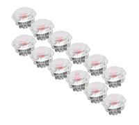 WINH Mechanical Arcade Button, 12pcs Snap Design Professional Arcade Button for Joystick (23.8mm)