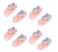 WINH Mini Dollhouse Cute Pink Flip Flops 1:12/1:6 Ratio Micro Landscape Decorations for Above 3 Years Old