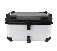 WINH Motorcycle, High -Strength ABS Motorcycle Box for Helmet Luggage (White)