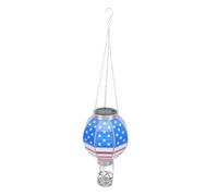 WINH Outdoor Pendant Light, Attractive Solar Lanterna of Automatic Hot Air Balloon with Decorative Air for the Porch Garden (Large Size)