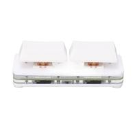 WINH Programmable OSU Button, USB -Wire-Bound Swappable Programmable PC Keyboard Red Switch for Holder (White)