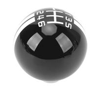 WINH Round Gear Gear Lever Gang, for The Stylby GT500 Style Style Career Team Kno for Mustang 1967 to 2018 (Black White)