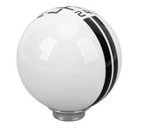 WINH Round Gear Gear Lever Gang, for The Stylby GT500 Style Style Career Team Kno for Mustang 1967 to 2018 (White Black)