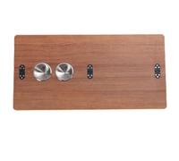 WINH RV Table Table, Rounded Corner Folded in Half a Boat Top for a for a Dining Room Yacht Trailer (Brown (595x580mm/23.43x22.83in))