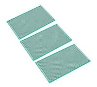 WINH Universal Double -Sided Tin Card, 3 Pcs of Tin Printed Circuit, 9x15 for The Prototyping of Electronic Circuits