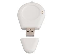 WINH Watch Charger, Magnetic Portable Watch Charger Built Into an Intelligent ABS Fire Chip Good Compatibility for the Office (white)