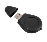 WINH Watch Charger, Magnetic Portable Watch Charger Built Into an Intelligent ABS Fire Chip Good Compatibility for the Office (Black)