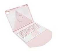 WINH Wireless Keyboard Touchpad Keyboard Case for IOS Tablet Pro 11in Scratch Protective Case for Daily Use and Travel (Pink)
