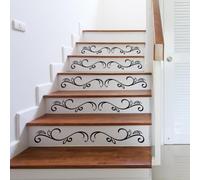 Winhappyhome Simple Style Stair Wardrobe Sticker Skirting Wall Sticker Step Decoration Self-Adhesive Wall Stickers