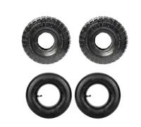 WinHub 2 PACK (4.10/3.50-4) Trolley Truck Wheelbarrow Tyre & Inner tube bent valve Replacement Tyre and Innertube for Wheelbarrows Sack Truck