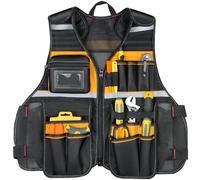 WINHUNT Work Vest with Multiple Pockets, Strong Oxford Fabric Vest, Reflective Vest Tool Vest for Electrician, Carpenter, Worker