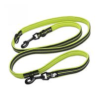 WINHYEPET True Love 7 In 1 Multi-Function Adjustable Dog Lead Hand Free Pet Training Leash Nylon Reflective Comfortable Multi-Purpose Dog Leash TLL2411(Neon Yellow,L)