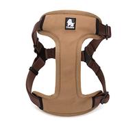 WINHYEPET True Love Dog Harness Reflective Pet Harness Adjustbale for Running Walking Padded Soft Mesh Dogs Vest Easy Control for Small Medium Large Pets TLH5951(Brown,L)