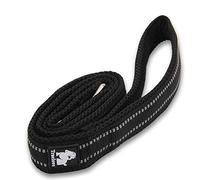 WINHYEPET True Love Dog Leash Nylon Reflective Comfortable Handle Lead Puppy Training Walking Rope Easy Control Suitable Small Medium Large Breeds 110cm Length TLL2111(Black,L)