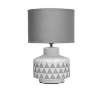 Wylie Ceramic Table Lamp, Grey