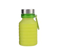 WINIAER 550ml Water Bottle - Now With Collapsible Water Bottle- Durable & Extra Strong - BPA Free - Ideal for: Gym, Dieting, Bodybuilding, Outdoor Sports, Hiking & Office (Green)