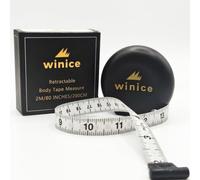 WINICE Body Tape Measure, 200cm/80 Inch Retractable Measuring Tape for Body Measurements, Dual Scale cm & Inches, Accurate Fitness Measurement Tape for Waist, Hips, Chest, Arms, Weight Track