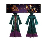Winifred Hocus Pocus Sanderson Cosplay Dress Halloween Medieval Costumes Stage